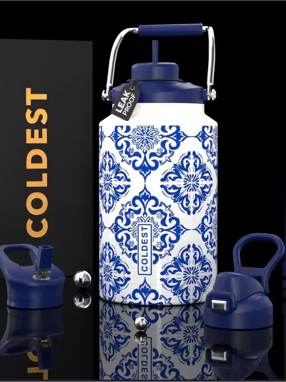 COLDEST “The European” 128 OZ / 1 GALLON GROWLER 💙🤍